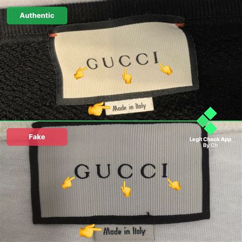 gucci blade neck tag.